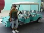 Rechette's Hip Cart.  Outside Pop Century Resort. (59kb)
